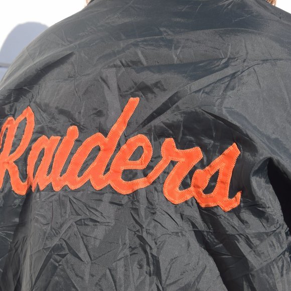 Vintage 1990's Raiders Windbreaker - Picture 5 of 5